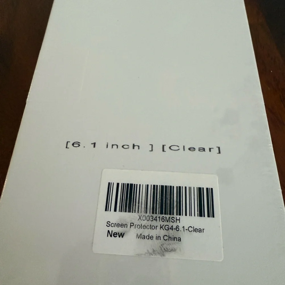 New 3 piece tempered glass screen protector and 2 camera screen protectors 6.1”